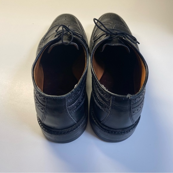 ALLEN EDMONDS MCALLISTER BLACK WINGTIP 10.5D - Picture 11 of 14